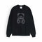 Moschino Black Embroidered Sweatshirt